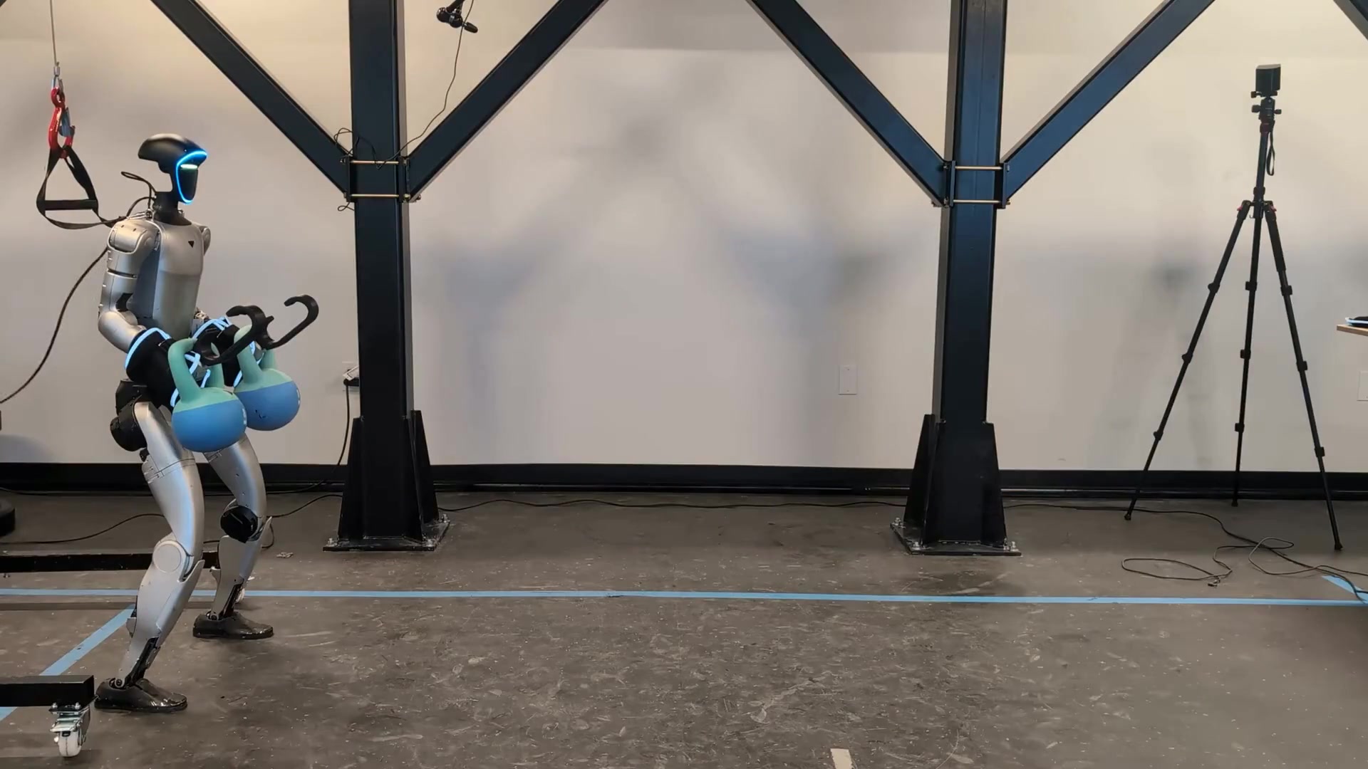 AMO performing payload carrying in the supplementary hardware experiment